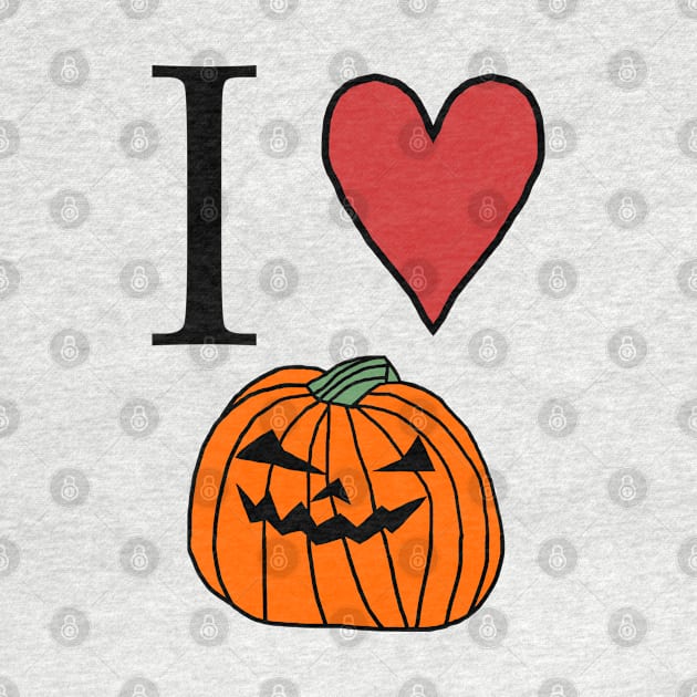 Halloween Horror Pumpkin Love by ellenhenryart